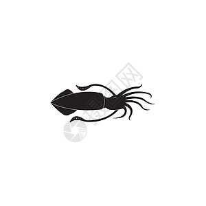 鱿鱼标志矢量模板怪物海洋餐厅艺术海妖插图标识橙子野生动物海鲜图片