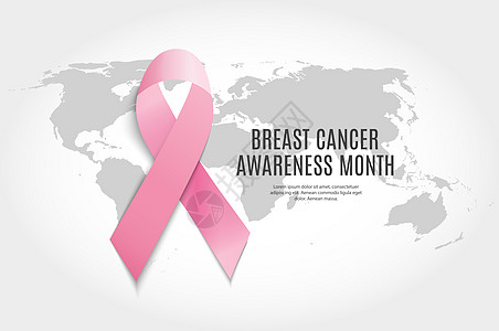 乳腺癌宣传月粉红丝带背景 矢量图案制作帮助组织胸部医疗生存药品插图徽章疾病生活图片