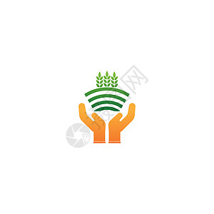 农业 Logo Tree 叶子矢量标志设计太阳生物农场花园生态植物标签网络食物生活图片