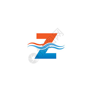 字母 Z 与波浪设计的混合图片