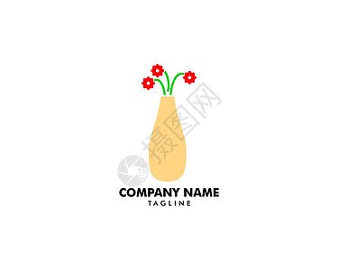 花瓶标志图矢量 ico图片