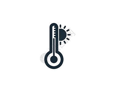 盾牌图标矢量标志模板插画设计测量气象标识品牌摄氏度天气气候诊所玻璃太阳图片