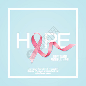 乳腺癌宣传月粉红丝带背景 矢量图案制作胸部插图组织徽章标签药品女性医疗生存疾病图片