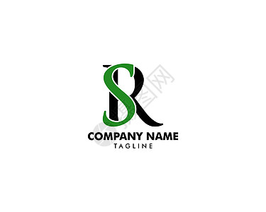初始字母 SR 徽标模板设计身份链接商业插图互联网品牌缩写奢华公司字体图片