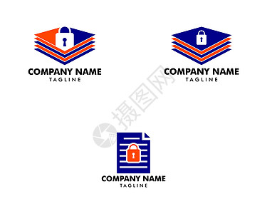 盾牌标志图标设计模板元素插图标识警卫钥匙数据技术商业防御隐私挂锁图片