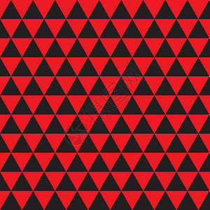 红色和黑色催眠背景无缝模式 矢量插图图片