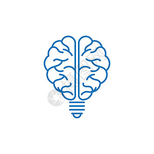 健康大脑矢量图图标模板风暴创造力艺术思考技术商业标识医疗智力创新图片