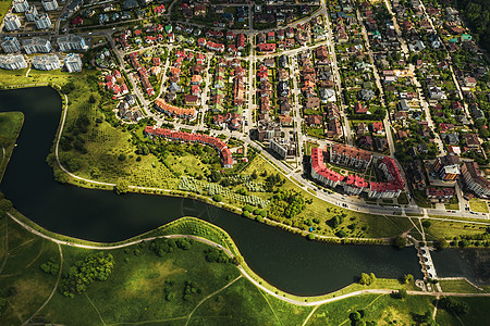 明斯克东区大量房屋上方的空中摄影 明斯克市斯维斯洛奇河区 白俄罗斯建筑学街道商业铁路建筑分区旅行房子邻里房地产图片