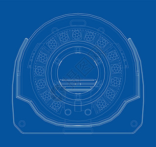 CT 扫描仪 MRI 机器 韦克托蓝图辐射谐振考试电子产品断层医生癌症药品科学图片