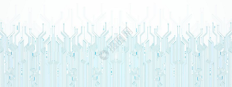 抽象技术箭头加速和蓝色电路板芯片处理器插图互联网木板网络活力一体化速度力量背景图片