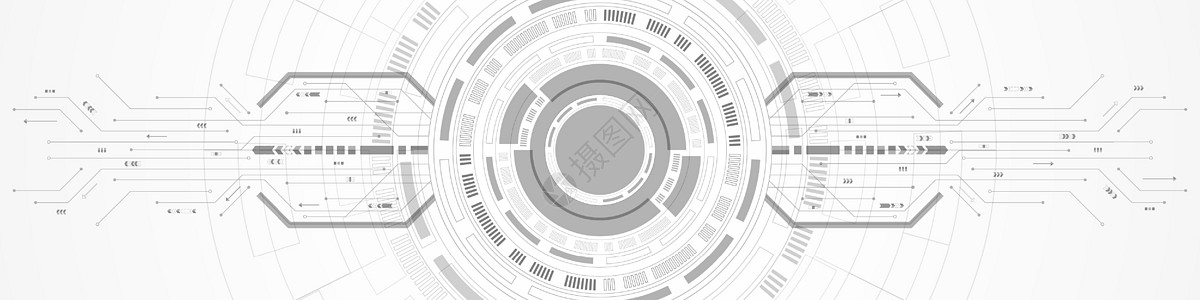 抽象重叠圆数字背景智能镜头技术电路板箭头速度 u力量工程活力雷达电路网络科学数据安全中心背景图片