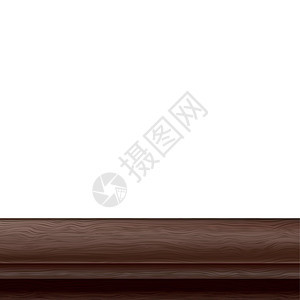 大桌顶 固体木质 白色背景  矢量地面风格墙纸家具插图松树展示装饰木板木材图片