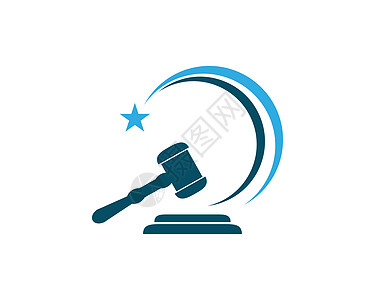 球场标志法锤标志模板陪审团商业创造力柱子律师平衡法官插图标识公司插画