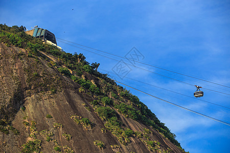 甘糖Loaf山有线汽车森林场馆电缆海岸海洋天线游戏海岸线地标缆车背景图片