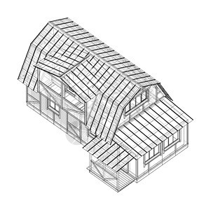 私人住宅 韦克托线条建筑房子蓝图项目工程公寓住房建筑学建筑师背景图片