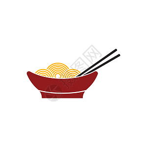 它制作图案面条食品标志符号食物菜单美食餐厅厨师寿司送货标识拉面插图图片