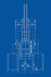 石油开采的工业设备 韦克托蓝图管道设施钻头井口化石燃料钻孔活力油田图片