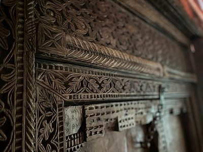 古色古香的装饰品装饰在餐厅罐子建筑学文化精神房子避难所建筑旅行宝塔石头图片