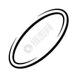 字母 o 零环行星土星旋风椭圆形图标矢量标志模板它制作图案图片