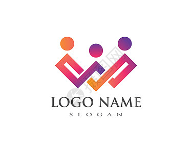 社区社区护理Logo模板公司圆圈联盟孩子们网络家庭友谊领导团队合伙图片