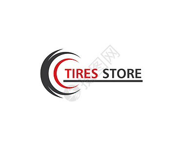 轮胎标志 vecto圆圈维修运动服务火焰车辆商业经销商橡皮插图图片