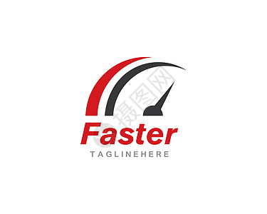 更快的徽标模板加速度车速跑表技术速度白色小时测量手表商业图片