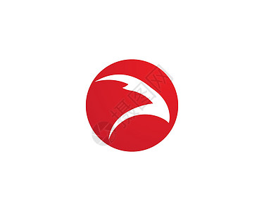 猎鹰标志模板标识飞行商业翅膀徽章插图奢华力量身份荣耀图片