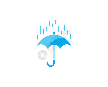 雨伞标志 vecto黑色遮阳棚天气季节白色商业标识下雨太阳黄色图片