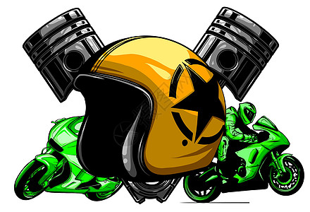 红色摩托车头盔图标 摩托车或摩托车头盔矢量 ico 的插图卡通片骑士事故飞行员摩托安全运输速度自行车帽子图片