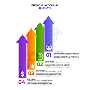 简单的现代渐变业务信息图表模板界面网络晋升计算数据广告交通插图小册子营销图片