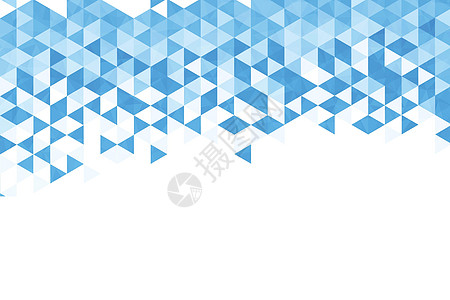 空间几何背景多边形蓝色马赛克背景 抽象的低聚矢量图 三角形图案复制空间 用于的带三角形的模板几何业务设计坡度卡片网络插图墙纸六边形水晶技术辉插画