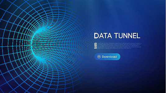 大数据隧道矢量图 抽象数字背景 计算机数据隧道技术 排序数据和网络安全 创新科技商业抽象背景音乐溪流活力运动时间门户网站电脑代码图片