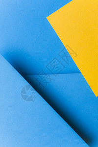 颜色两种色调蓝色黄色纸背景图片
