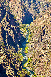 大峡谷峡谷与蓝河交汇图片