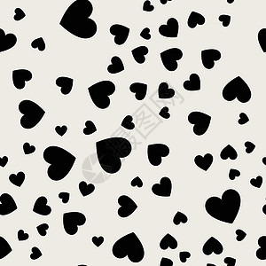 无缝模式背景 摘要和现代概念 几何创意设计风格主题 说明矢量 黑白颜色 情人节的心脏形状和婚礼活动 等等 缩略语 表2图片