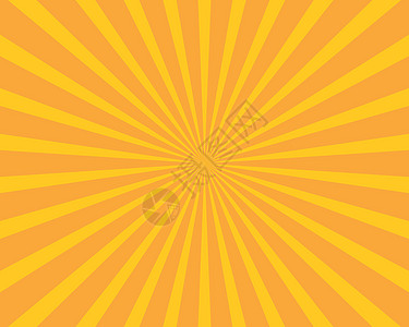 黄色太阳爆发插图矢量背景 摘要和壁纸概念图片
