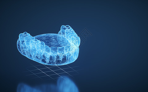 健康的牙齿 牙齿治疗 3D移植图片