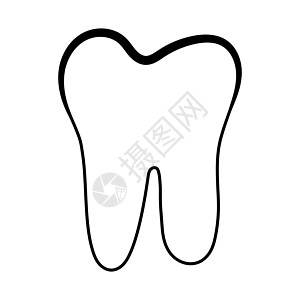 牙齿牙本质釉质牙髓的解剖形状带有牙科临床标志的牙齿结构横幅感染卡通片衰变治疗脓肿身体诊所图表美白图片