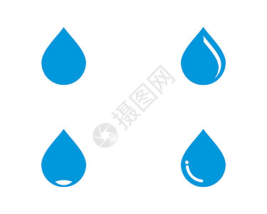 套抽象蓝色水下落标志公司雨滴洗澡水滴海浪食物插图水池液体管道图片