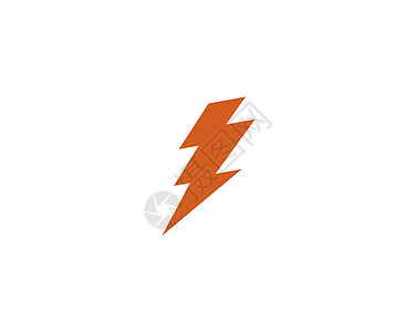 闪电电力矢量标志设计元素 能源和雷电符号公司闪光活力风暴金融插图霹雳古董菱形电气图片