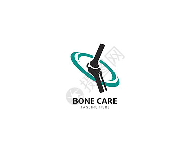 骨健康标志设计概念骨治疗 vecto膝盖解剖学骨头生物学药品手术病人疼痛治疗整脊图片