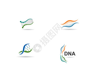 DNA 遗传符号元素和它制作图案的图标螺旋技术微生物学标识科学细胞药品研究实验室生活图片