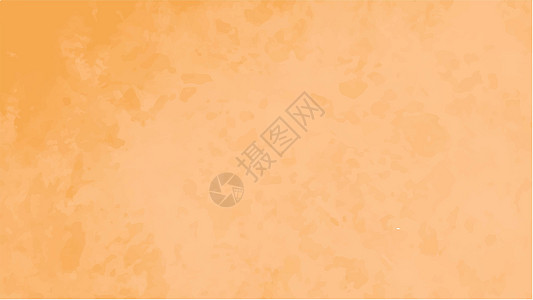 纹理背景和 web 横幅设计的橙色水彩背景绘画笔触晴天墨水创造力黄色白色艺术橙子刷子图片