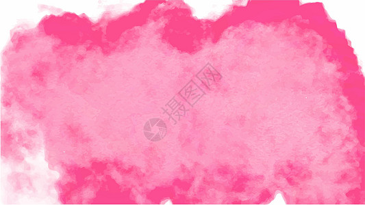 您设计的粉红色水彩背景白色资源刷子墙纸中风红色艺术坡度插图绘画图片