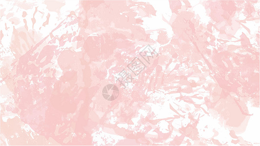 您设计的粉红色水彩背景红色白色中风艺术绘画横幅刷子墙纸资源坡度图片