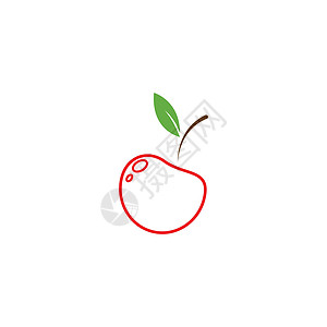 红樱桃标签标识果汁甜点浆果叶子食物水果插图图片