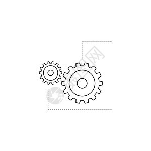 齿轮与信息图表林进步战略工作网络插图机器团队圆圈流程工程背景图片