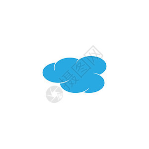蓝云标志矢量图标设计计算艺术互联网下载夹子商业社区托管解决方案身份图片