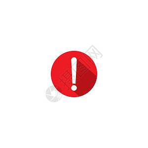 意识到或注意标志矢量 ico红色事故风险冒险互联网网络安全解决方案警报思考图片