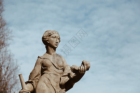 波兰华沙的女神像旅游假期旅行抛光雕塑起义艺术历史公园城市图片
